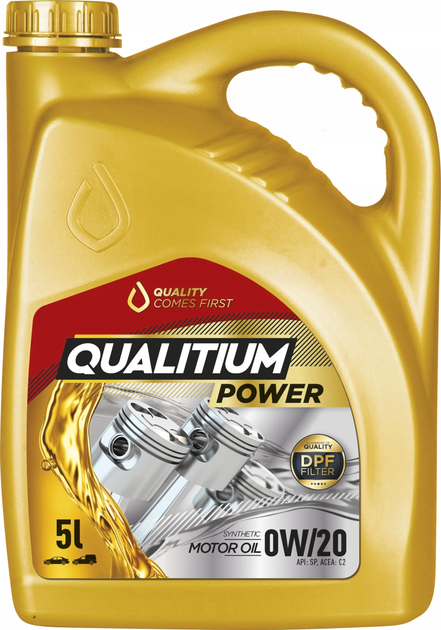 Olej silnikowy Qualitium Power 0W20 5 l (5906749636041) - obraz 1