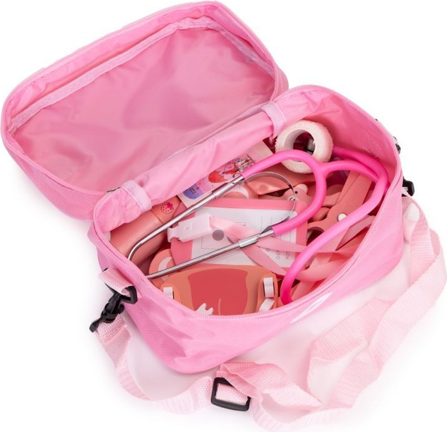 Drewniany zestaw do zabawy EcoToys Torba medyczna 24 elementy HM328232 (5905817007288) - obraz 2