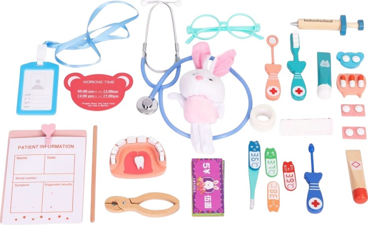 Zestaw małego lekarza EcoToys Torba medyczna 28 elementów HM328233 (5905817007295) - obraz 3