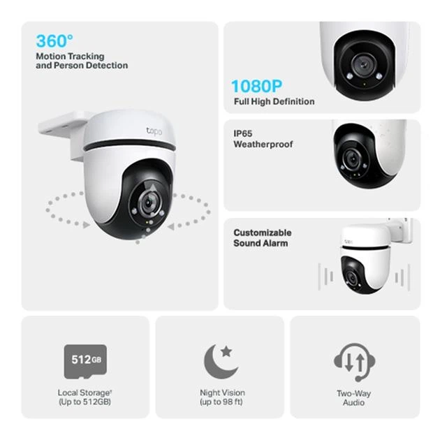 Зовнішня Wi-Fi IP-камера TP-LINK Tapo C500 - изображение 5