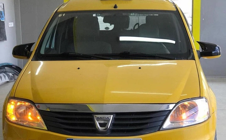 Накладки на дзеркала у стилі BMW (2 шт) для Dacia Logan I 2008-2012рр. - зображення 3