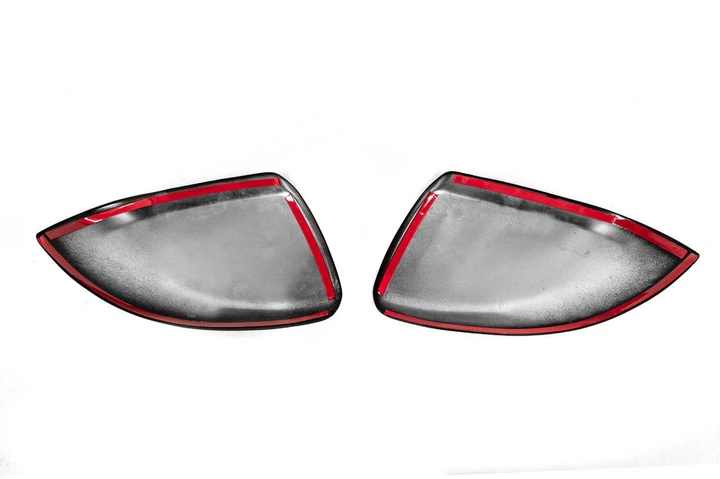 Чорні накладки на дзеркала з нержавіючої сталі для Mercedes Vito/V-Class W447 (2014 та пізніше) - зображення 3
