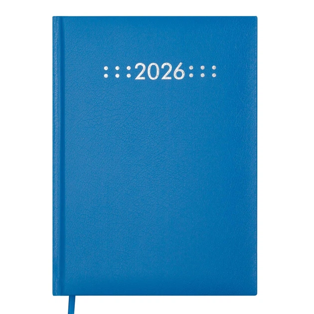 Ежедневник датированный 2026 Buromax Classic A5 из бумвинила с поролоном 336 страниц синий (BM.21121-02) - изображение 9