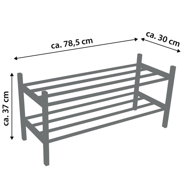 Полка для обуви Casa Si Shoe Rack Bamboo (CS92307W04) - изображение 4