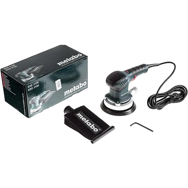 Ексцентрикова шліфмашина Metabo SXE 3150 (600444000) - Фото 1 Ексцентрикова шліфмашина Metabo SXE 3150 (600444000) - зображення 1