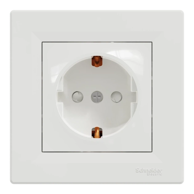 Розетка одинарная с заземлением и шторкой Schneider Electric ASFORA EPH2900221 - Фото 1 Розетка одинарная с заземлением и шторкой Schneider Electric ASFORA EPH2900221 - изображение 1