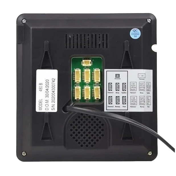 Комплект видеодомофона BCOM BD-480M Black Kit - Фото 6 Комплект видеодомофона BCOM BD-480M Black Kit - изображение 6