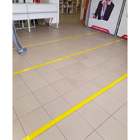 Стрічка самоклеюча для маркування підлоги HPX LN5033 Lane Marking Tape 50мм x 33м - зображення 3