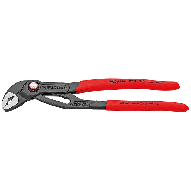 Сантехнические клещи KNIPEX KNIPEX 87 21 250 QuickSet (с автоспуском) - Фото 1 Сантехнические клещи KNIPEX KNIPEX 87 21 250 QuickSet (с автоспуском) - изображение 1