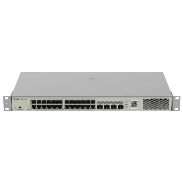 Комутатор 24 порти керований (Ruijie RG-NBS3100-24GT4SFP-P-V2 L2 POE) (1807589) - Фото 1 Комутатор 24 порти керований (Ruijie RG-NBS3100-24GT4SFP-P-V2 L2 POE) (1807589) - изображение 1