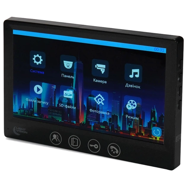Відеодомофон Light Vision AMSTERDAM FHD BLACK - Фото 2 Відеодомофон Light Vision AMSTERDAM FHD BLACK - зображення 2