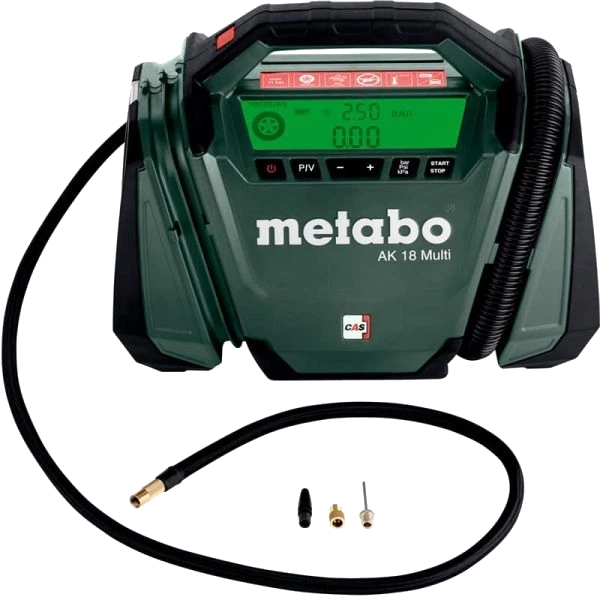 Аккумуляторный компрессор Metabo AK 18 Multi (600794850) - изображение 2