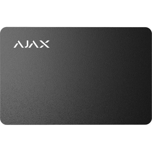Безконтактна картка керування Ajax Pass black (3pcs) - Фото 1 Безконтактна картка керування Ajax Pass black (3pcs) - изображение 1