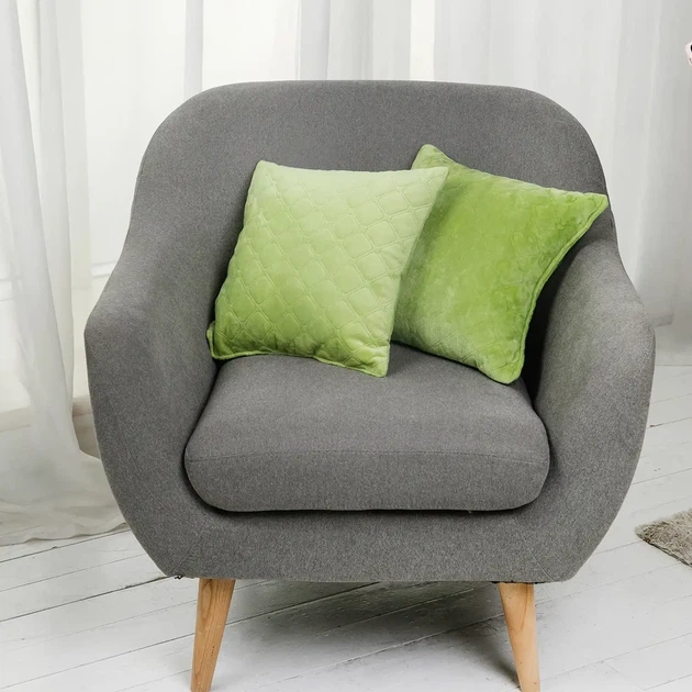 Подушка декоративна 50×70 VELOUR ТЕП салатова, велюр, м’яка, антиалергенна (3-00435_10055) - Фото 5 Подушка декоративна 50×70 VELOUR ТЕП салатова, велюр, м’яка, антиалергенна (3-00435_10055) - зображення 5