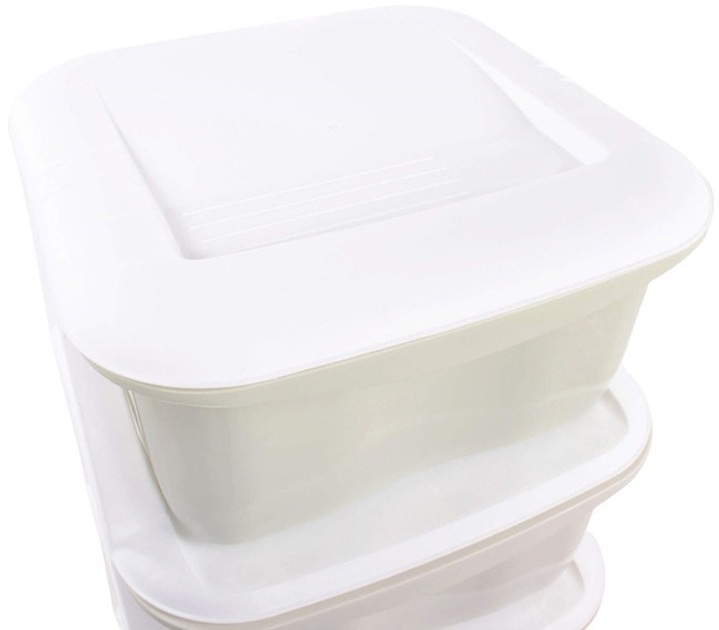 Plastikowy regał Springos HA2006 na kółkach 5 półek pastelowe (5907719409559) - obraz 6