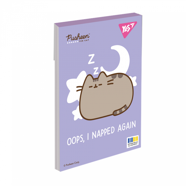 Блокнот YES, А7, 48 листов, Pusheen, ячейка, (152111) - Фото 2 Блокнот YES, А7, 48 листов, Pusheen, ячейка, (152111) - изображение 2