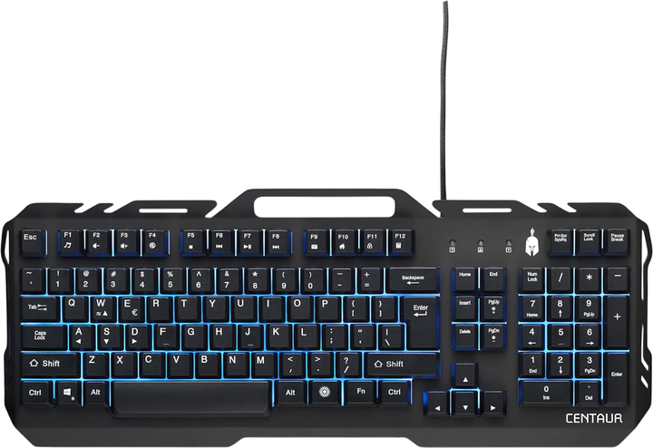 Klawiatura przewodowa Spartan Gear Centaur USB Black (SGKEY04) - obraz 1