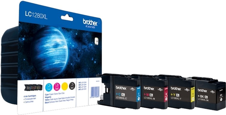 Картридж Brother LC-1280XL Value Pack Page Life CMYK (LC1280XLVALBP) - зображення 1