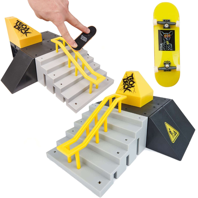Zestaw Fingerboard Tech Deck kolorowa deskorolka Pyramid Shredder Rampa + naklejki (778988499306) - obraz 8