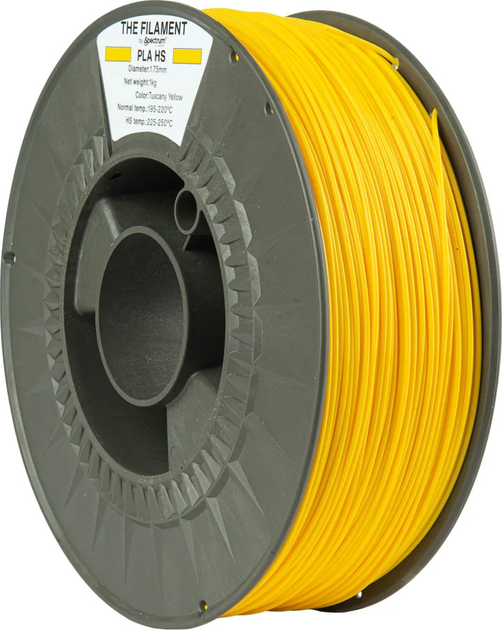 Пластик для 3D принтера Spectrum PLA HS 1.75 мм 1 кг Yellow (TF-24036) - зображення 2