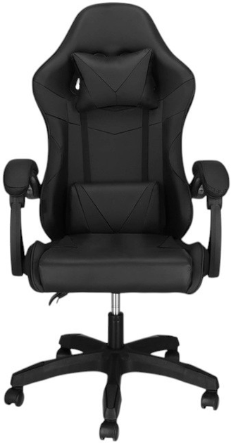 Fotel gamingowy Springos HF0035 Czarny (5908455301046) - obraz 1