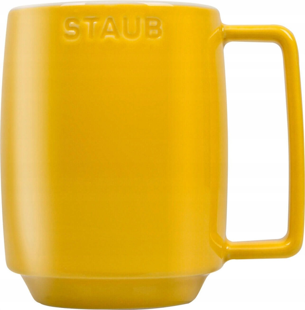 Kubek Staub Serving ceramiczny Żółty 475 ml (3272340059315) - obraz 1