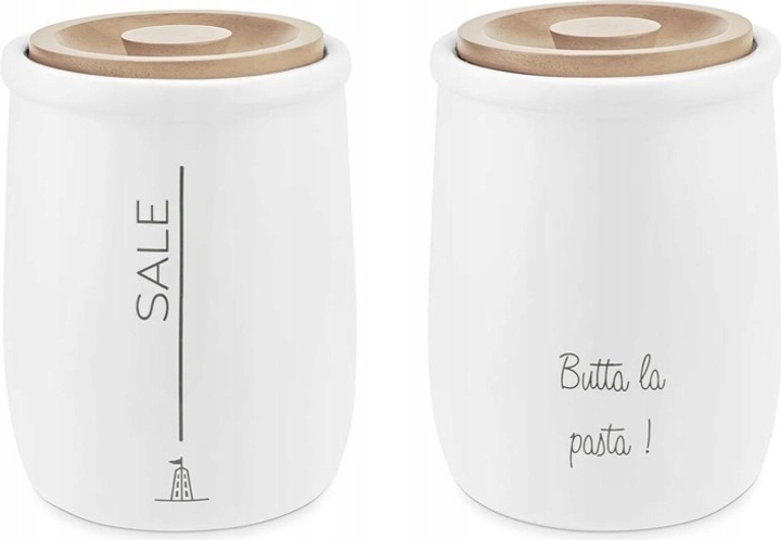 Pojemnik na sól La Porcellana Bianca Gli Onesti 800 ml (8018594645974) - obraz 1