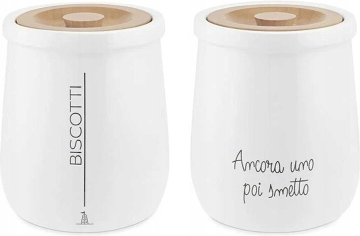 Pojemnik na ciastka La Porcellana Bianca Gli Onesti 2.45 l (8018594646117) - obraz 1