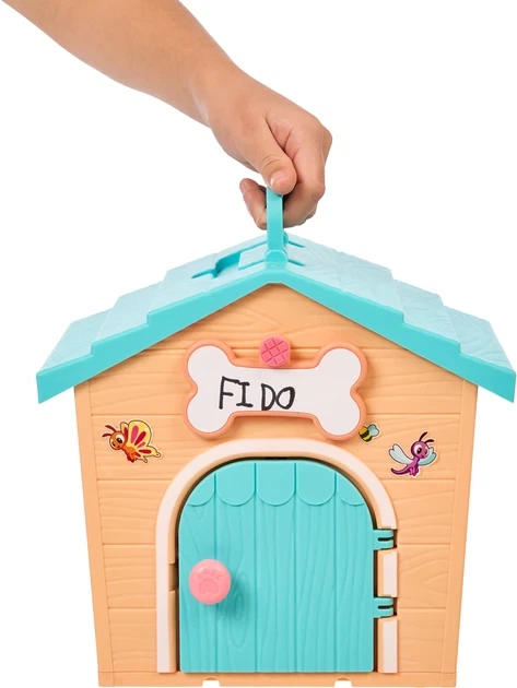 Игрушка Moose Little Live Pets Домик с плюшевой собачкой Оранжевый (26616) - изображение 4