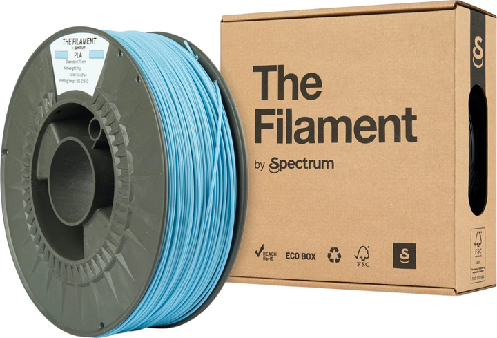 Filament do drukarek 3D Spectrum PLA 1.75 mm 1 kg Blue (TF-24008) - obraz 1