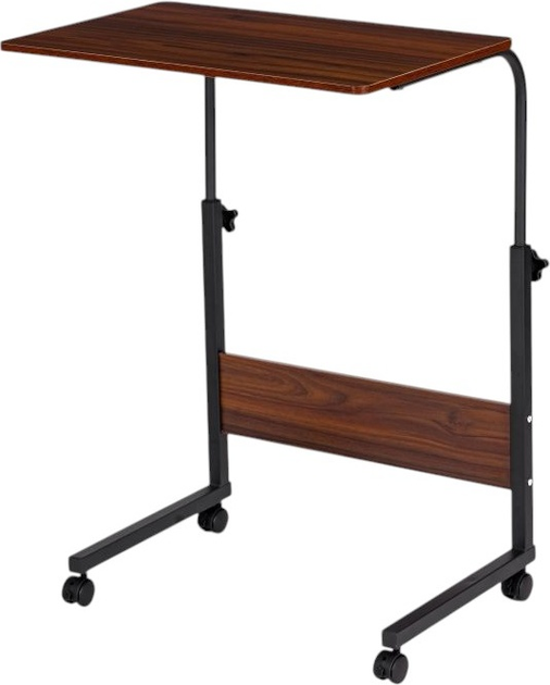 Stolik pod laptopa ModernHome by Multistore z kółkami Ciemny brąz ( PJJCT0135-60D) - obraz 1