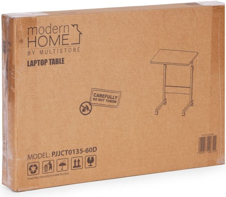 Stolik pod laptopa ModernHome by Multistore z kółkami Ciemny brąz ( PJJCT0135-60D) - obraz 10