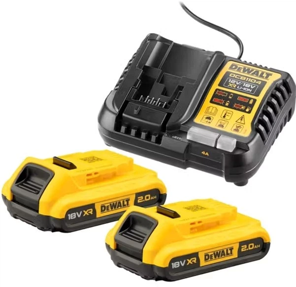 Ładowarka DeWALT + 2 akumulatory XR Li-Ion 18 V/2 Ah DCB1104D2 (5035048790021) - obraz 2