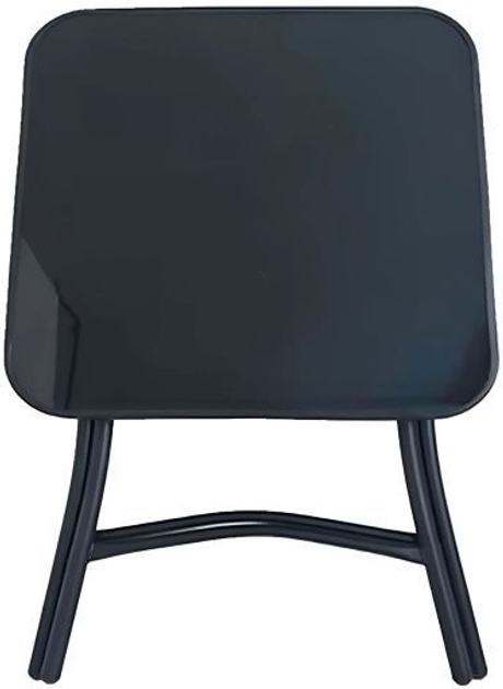 Садовий стіл ModernHome by Multistore скляний складний Чорний SC-091A (5903089060178) - зображення 4
