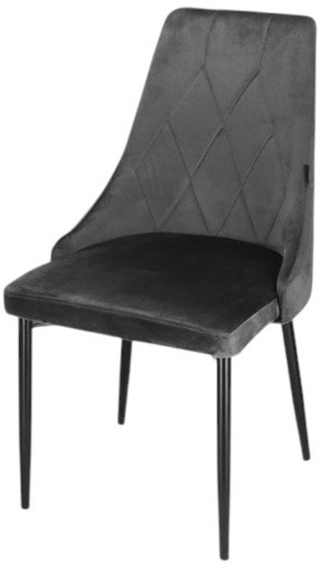Krzesło Springos HF0031 Ciemnoszare (5907719475660) - obraz 3