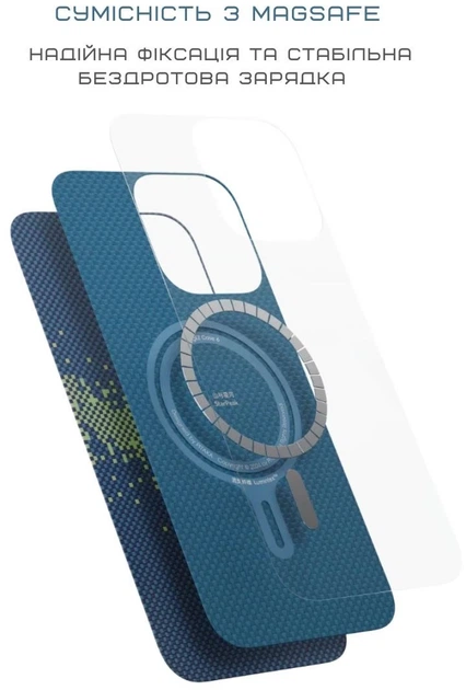 Чехол для смартфона Pitaka Tactile Woven Case StarPeak для Apple iPhone 16 Pro Milky Way Galaxy (KI1601PMYG) - Фото 6 Чехол для смартфона Pitaka Tactile Woven Case StarPeak для Apple iPhone 16 Pro Milky Way Galaxy (KI1601PMYG) - изображение 6