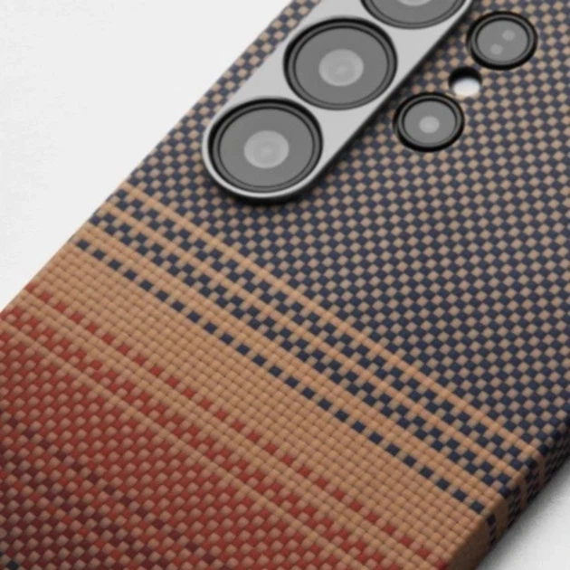 Чохол для смартфона Pitaka Tactile Woven Case для Samsung Galaxy S25 Ultra Sunset (KS2503U) - зображення 3