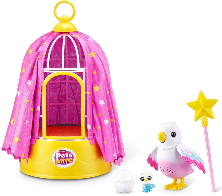 Interaktywny zestaw do zabawy Pets Alive Magiczny ptaszek Polly (9561) - obraz 7