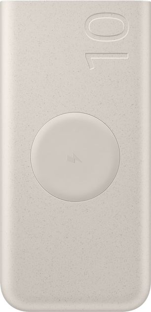УМБ Samsung 10000mAh Wireless Battery Pack U2510 Beige (EB-U2510XUEGEU) (RA7X30A2MQXHAB) - Уцінка - зображення 1