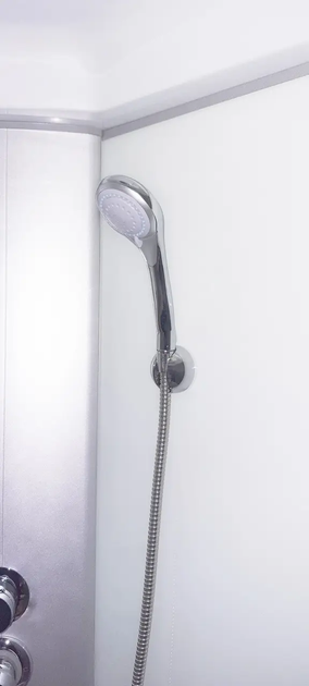 Душевой бокс KO&PO 470 FJ 90x90х215 см BIG на глубоком поддоне с гидромассажем матовое стекло раздвижные двери (C14507+1) - Фото 7 Душевой бокс KO&PO 470 FJ 90x90х215 см BIG на глубоком поддоне с гидромассажем матовое стекло раздвижные двери (C14507+1) - изображение 7