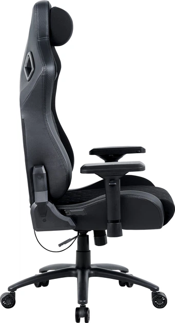 Геймерское кресло GT Racer X-7341 Fabric Black - Фото 6 Геймерское кресло GT Racer X-7341 Fabric Black - изображение 6