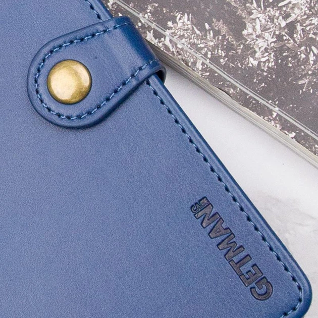 Шкіряний чохол-книжка GETMAN Gallant (PU) для Samsung Galaxy A57 5G Blue - Фото 4 Шкіряний чохол-книжка GETMAN Gallant (PU) для Samsung Galaxy A57 5G Blue - зображення 4