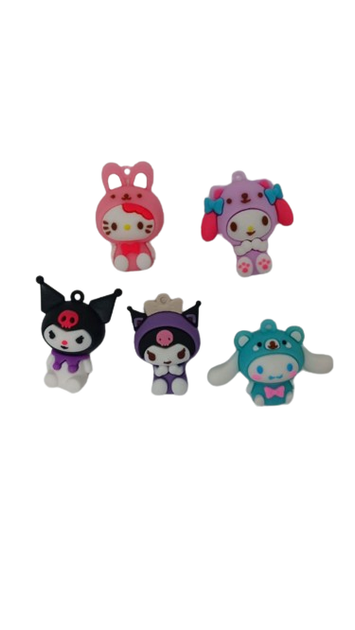 Набор фигурок Куроми Kuromi Мелоди My Melody игрушки для детей 5 шт 5 см - Фото 3 Набор фигурок Куроми Kuromi Мелоди My Melody игрушки для детей 5 шт 5 см - изображение 3