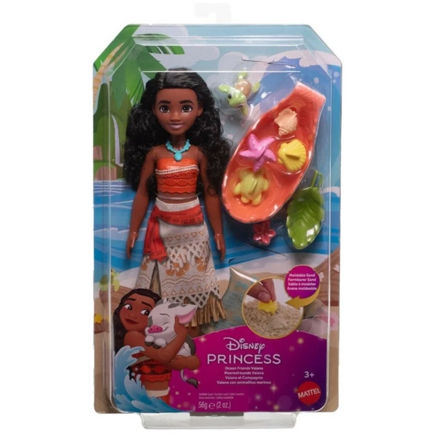 Іграшковий набір Mattel Disney Princess лялька Вайана, аксесуари (8005125179176) - зображення 3