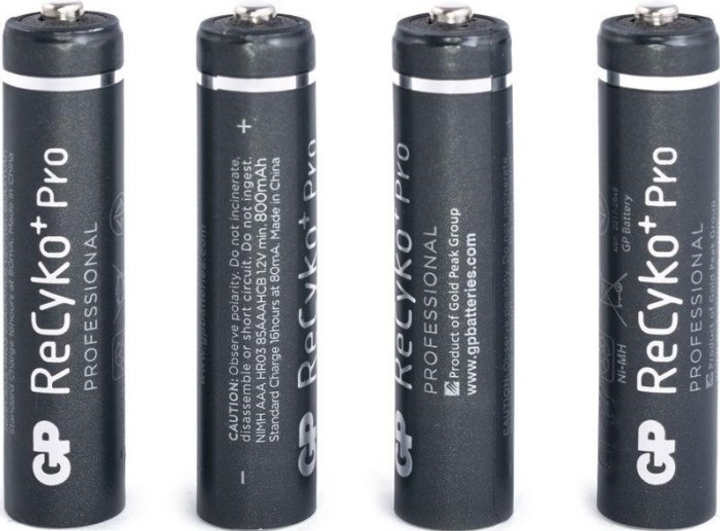 Акумулятор GP ReCyko Pro AAA (HR6) 1.2V 800 mAh 4 шт (GP85AAAHCBE-2GBE4) - зображення 2