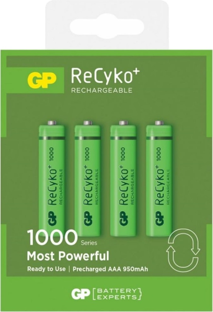 Akumulator GP ReCyko AAA (HR6) 1.2V 950 mAh 6 szt (4891199222351) - obraz 1