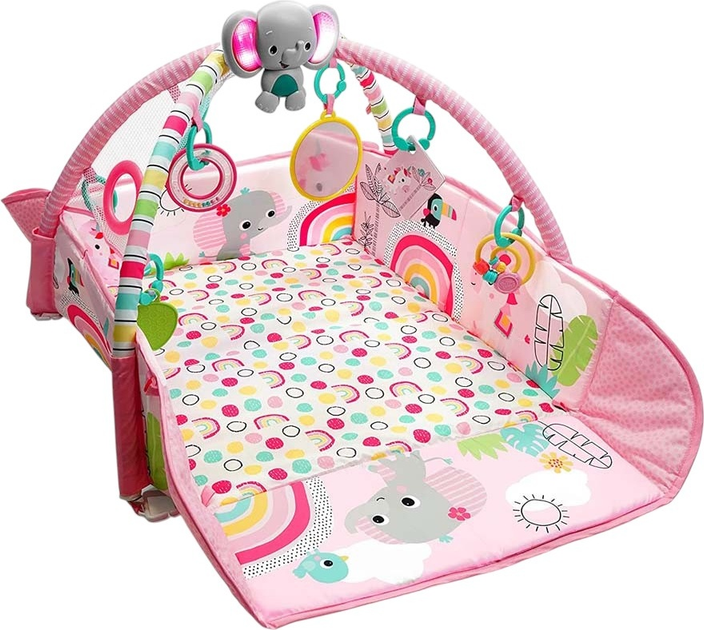 Mata edukacyjna z pileczkami Bright Starts 5 w 1 Tęczowe tropiki (74451126251) - obraz 2