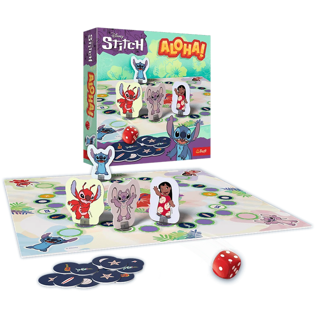 Gra planszowa Trefl rodzinna Lilo i Stitch, Aloha! (5900511026573) - obraz 3