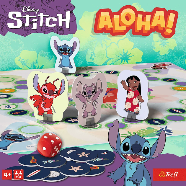Gra planszowa Trefl rodzinna Lilo i Stitch, Aloha! (5900511026573) - obraz 4