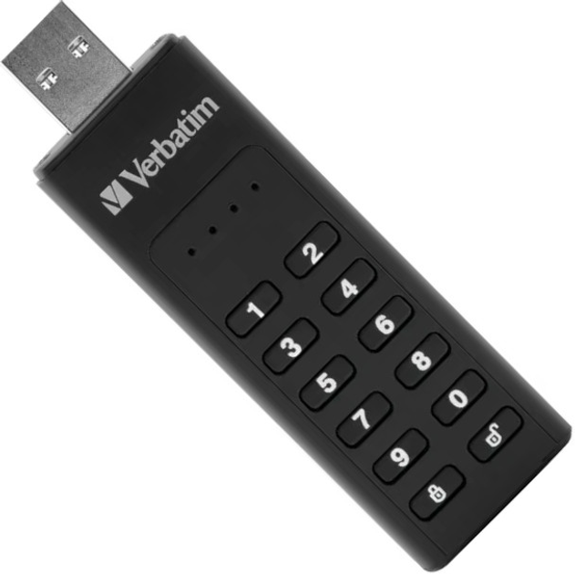 Pendrive Verbatim Keypad Secure 128GB USB 3.0 z klawiaturą (23942494294) - obraz 1